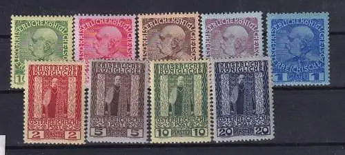 Österreich Lomb. u. Ven.  Nr 53/61 Postfrisch / **