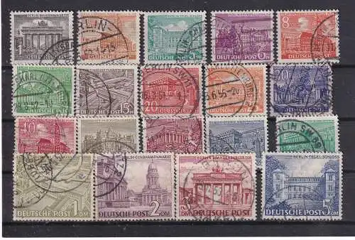 Berlin (West)  Nr 42/60 Gestempelt (Posten)
