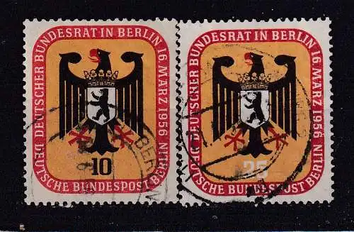 Berlin (West)  Nr 136/37 Gestempelt (Posten)