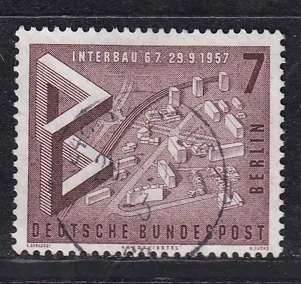 Berlin (West)  Nr 160 Gestempelt (Posten)