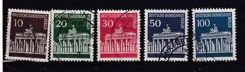 Berlin (West)  Nr 286/90 Gestempelt (Posten)