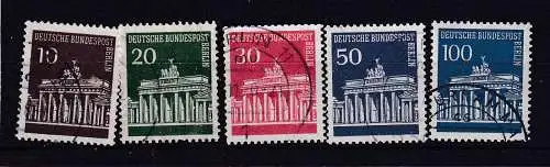 Berlin (West)  Nr 286/90 Gestempelt (Posten)
