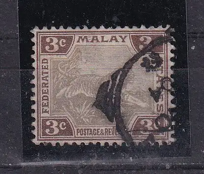 6 Malaii. Bund  Nr 16 Gestempelt (Posten)