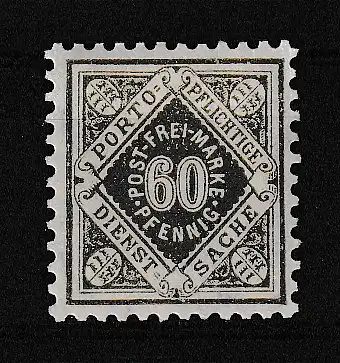 Altd. Württemberg Dienstmarken  Nr 155 Falz / Gummimängel / *