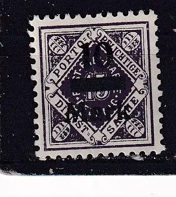 Altd. Württemberg Dienstmarken  Nr 160 Falz / Gummimängel / *