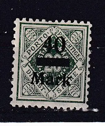 Altd. Württemberg Dienstmarken  Nr 164 Falz / Gummimängel / *
