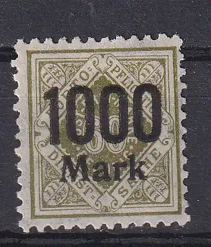 Altd. Württemberg Dienstmarken  Nr 171 Falz / Gummimängel / *