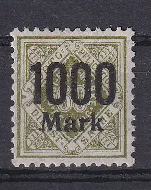 Altd. Württemberg Dienstmarken  Nr 171 Falz / Gummimängel / *