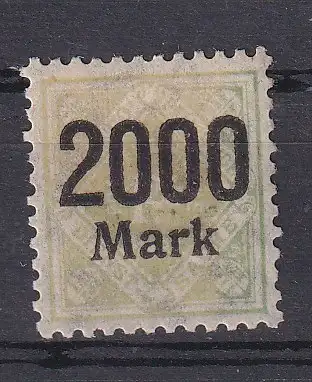 Altd. Württemberg Dienstmarken  Nr 171 Falz / Gummimängel / *