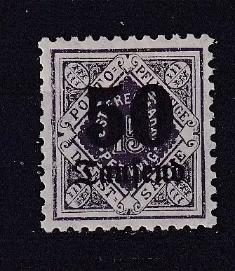 Altd. Württemberg Dienstmarken  Nr 175 Falz / Gummimängel / *