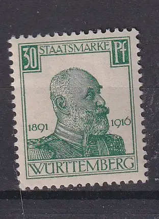 Altd. Württemberg Dienstmarken  Nr 247 Falz / Gummimängel / *