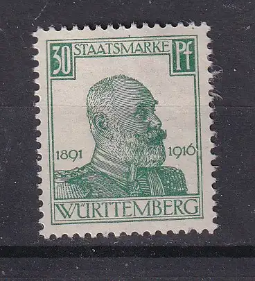 Altd. Württemberg Dienstmarken  Nr 247 Falz / Gummimängel / *