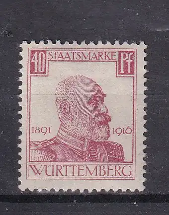 Altd. Württemberg Dienstmarken  Nr 248 Falz / Gummimängel / *