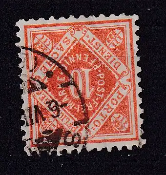 Altd. Württemberg Dienstmarken  Nr 150 Gestempelt (Posten)