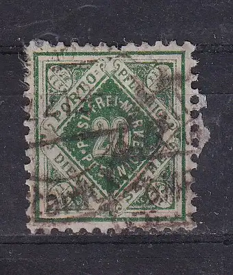 Altd. Württemberg Dienstmarken  Nr 152 Gestempelt (Posten)