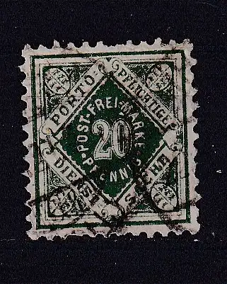 Altd. Württemberg Dienstmarken  Nr 152 Gestempelt (Posten)