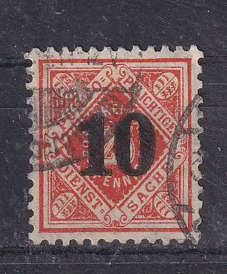 Altd. Württemberg Dienstmarken  Nr 186 Gestempelt (Posten)