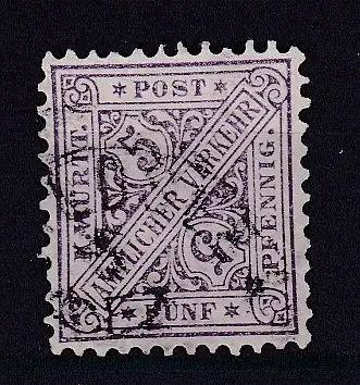 Altd. Württemberg Dienstmarken  Nr 202 Gestempelt (Posten)