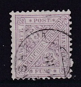 Altd. Württemberg Dienstmarken  Nr 202 Gestempelt (Posten)