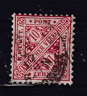 Altd. Württemberg Dienstmarken  Nr 203 Gestempelt (Posten)