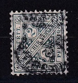 Altd. Württemberg Dienstmarken  Nr 214 Gestempelt (Posten)