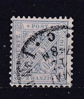 Altd. Württemberg Dienstmarken  Nr 231 Gestempelt (Posten)