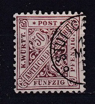 Altd. Württemberg Dienstmarken  Nr 235 Gestempelt (Posten)