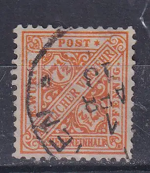 Altd. Württemberg Dienstmarken  Nr 238 Gestempelt (Posten)