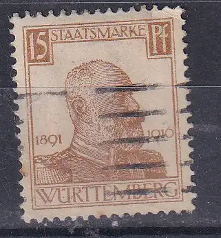 Altd. Württemberg Dienstmarken  Nr 244 Gestempelt (Posten)