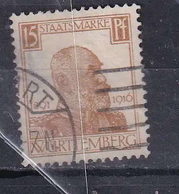 Altd. Württemberg Dienstmarken  Nr 244 Gestempelt (Posten)