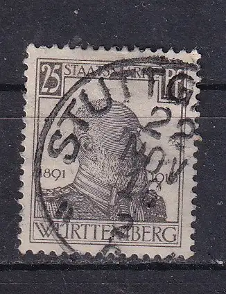 Altd. Württemberg Dienstmarken  Nr 246 Gestempelt (Posten)