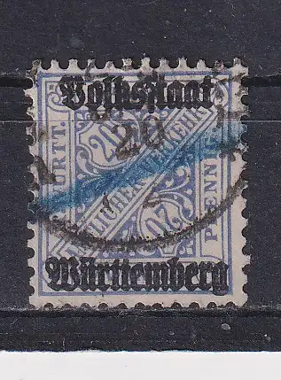 Altd. Württemberg Dienstmarken  Nr 264 Gestempelt (Posten)