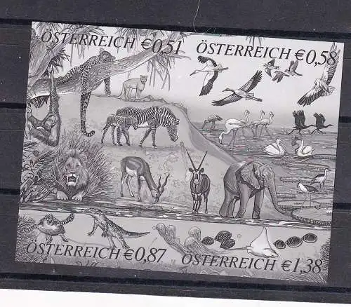 Österreich  Nr Scharzdruck 2381/84 Postfrisch / **