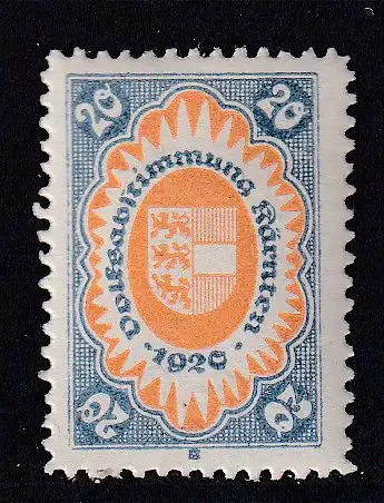 Österreich  Nr Kärnten private Propagandamarke Postfrisch / **