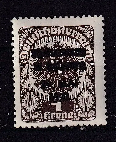 Österreich  Nr Lokalausgabe Salzburg Volksabstimmung Falz / Gummimängel / *