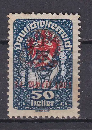 Österreich  Nr Lokalausgabe Tirol Volksabstimmung Ohne Gummierung (*)