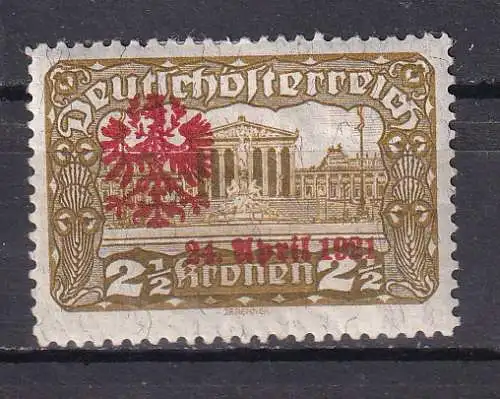 Österreich  Nr Lokalausgabe Tirol Volksabstimmung Falz / Gummimängel / *