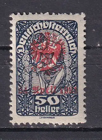 Österreich  Nr Lokalausgabe Tirol Volksabstimmung Falz / Gummimängel / *