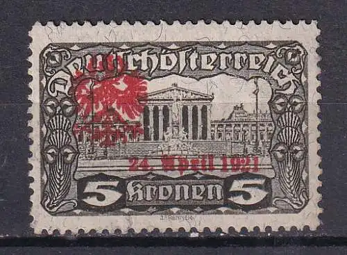 Österreich  Nr Lokalausgabe Tirol Volksabstimmung Ohne Gummierung (*)