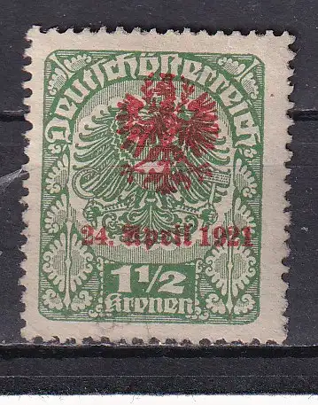 Österreich  Nr Lokalausgabe Tirol Volksabstimmung Falz / Gummimängel / *