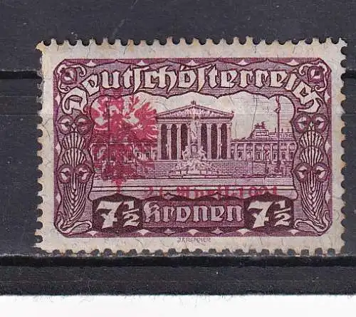 Österreich  Nr Lokalausgabe Tirol Volksabstimmung Falz / Gummimängel / *