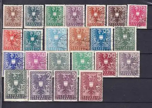Österreich  Nr 697/719 Gestempelt (Posten)