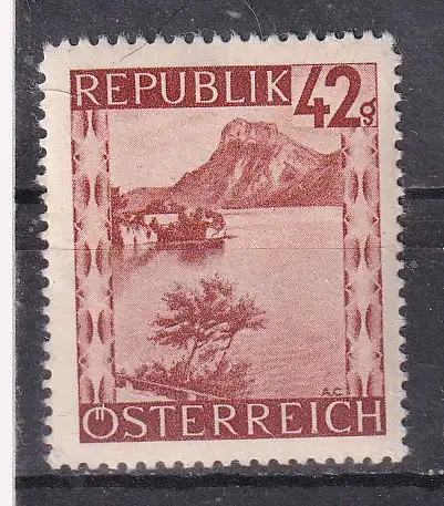 Österreich  Nr 758 Falz / Gummimängel / *