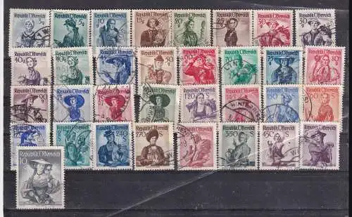Österreich  Nr 893/926 Gestempelt (Posten)