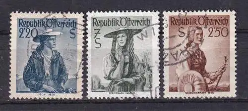 Österreich  Nr 978/80 Gestempelt (Posten)