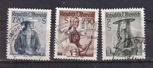 Österreich  Nr 978/80 Gestempelt (Posten)