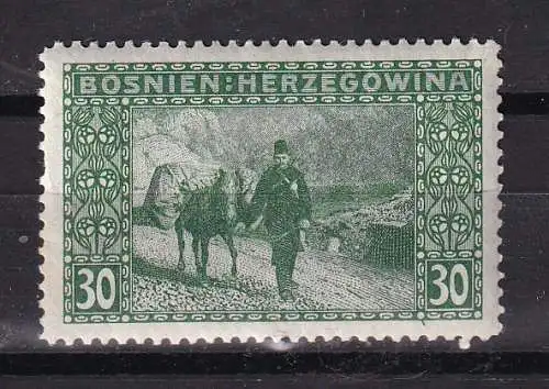 Österreich  Nr Österreich Bosnien und Herzegowina 37 Falz / Gummimängel / *