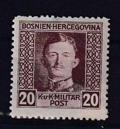 Österreich  Nr Österreich Bosnien und Herzegowina 130 Falz / Gummimängel / *