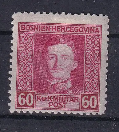 Österreich  Nr Österreich Bosnien und Herzegowina 135 Falz / Gummimängel / *