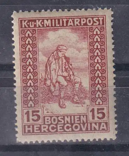 Österreich  Nr Österreich Bosnien und Herzegowina 143 Falz / Gummimängel / *